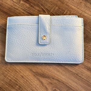 Sole Society Light Blue Wallet